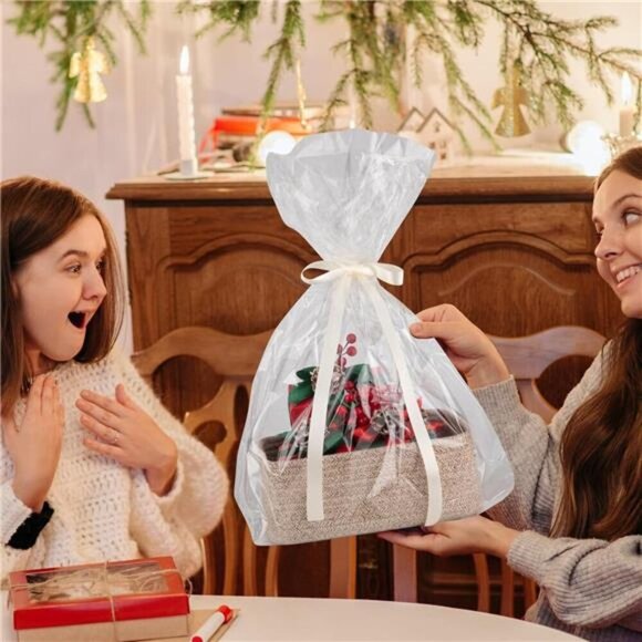 Woven Rope Storage Bins Set of 4 Small Shelf Baskets for Closet Baby Towels - Picture 5 of 8